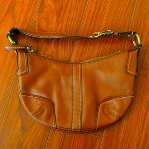 Small Camel Coach Handbag